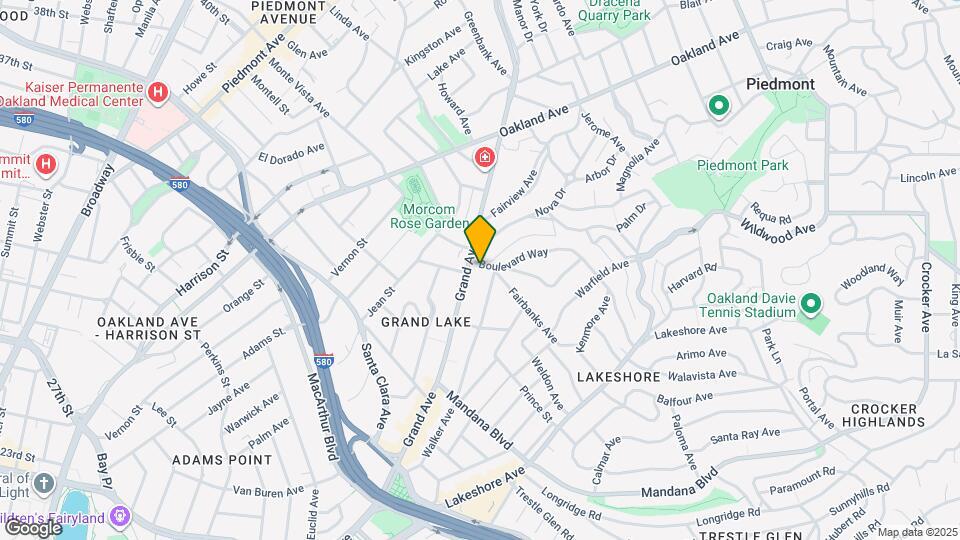 459 Boulevard Way, Unit Boulevard Mapa y Detalles de la Ubicación