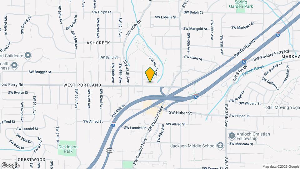 4509 SW Taylors Ferry Rd, Unit Unit A Mapa y Detalles de la Ubicación
