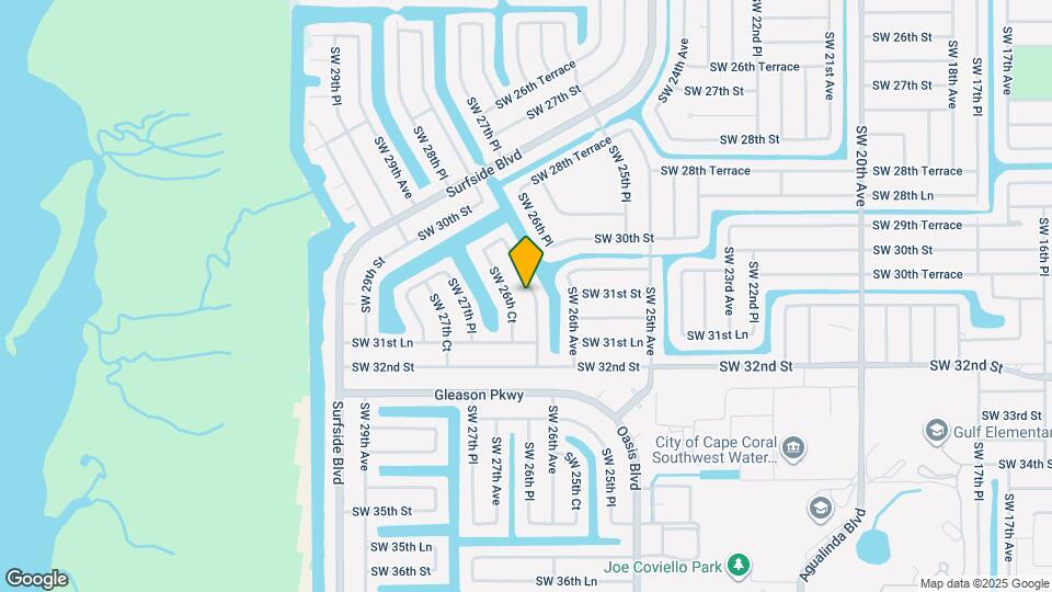 3036 SW 26th Pl Map and Location Details