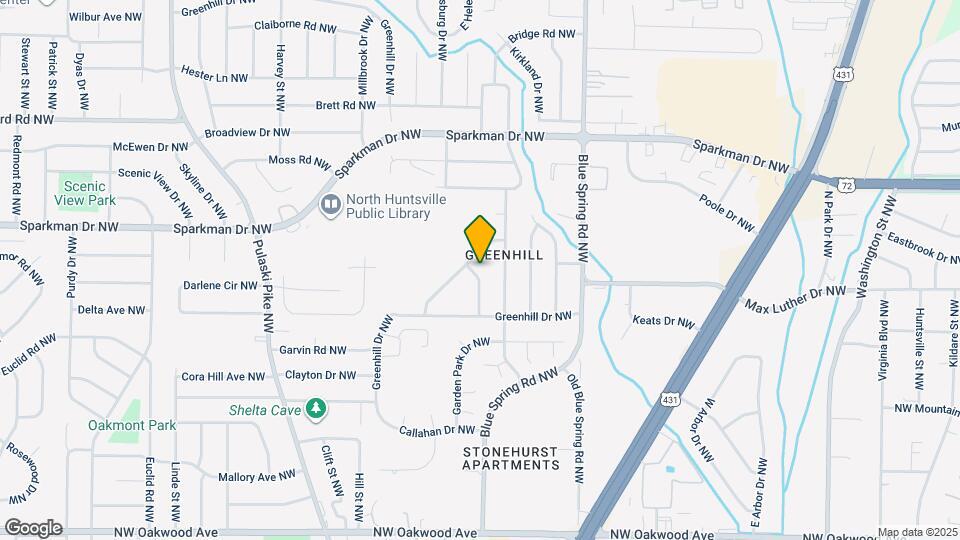 2614 Hanover Dr NW Map and Location Details