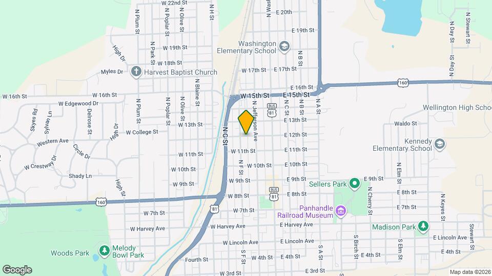 214 W 12th St Mapa y Detalles de la Ubicación