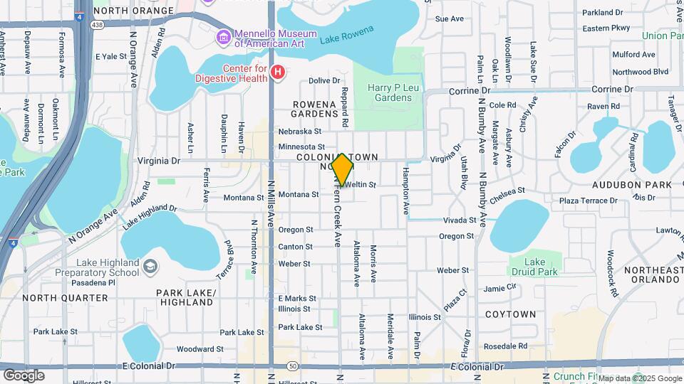 1307 N Fern Creek Ave Map and Location Details
