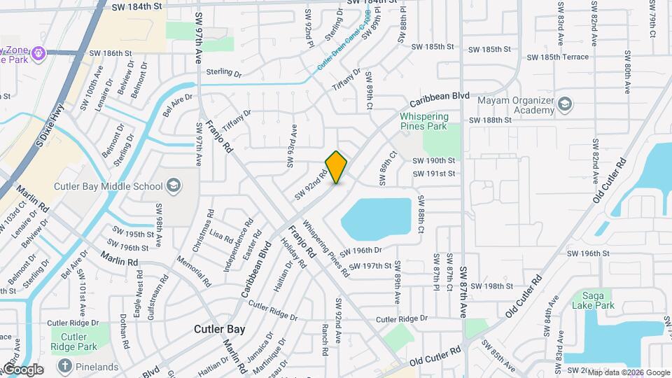 9170 Caribbean Blvd Mapa y Detalles de la Ubicación