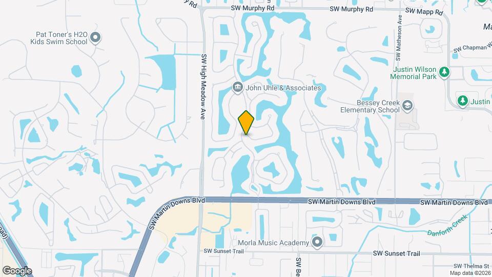 2198 SW Mayflower Dr Map and Location Details