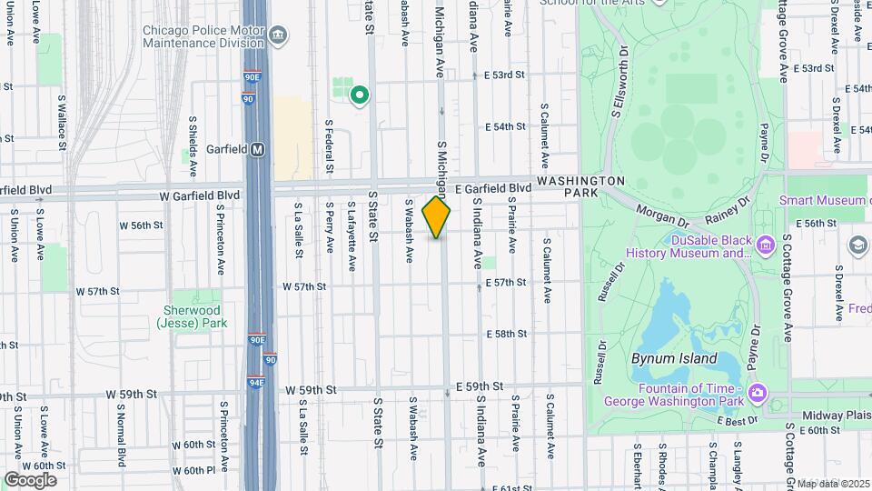 5612 S Michigan Ave Map and Location Details