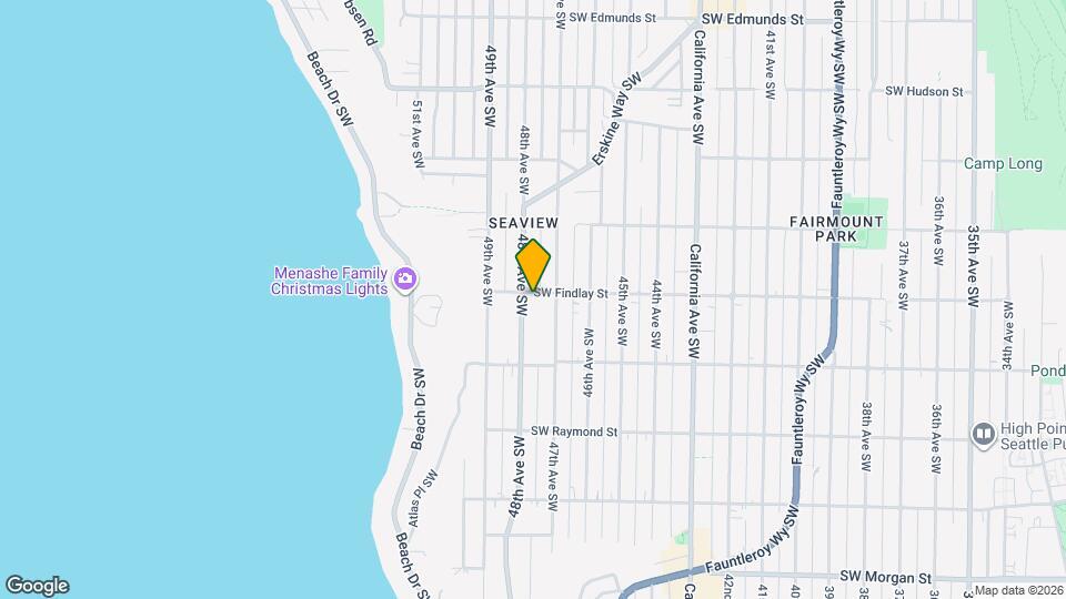 4719 SW Findlay St Mapa y Detalles de la Ubicación