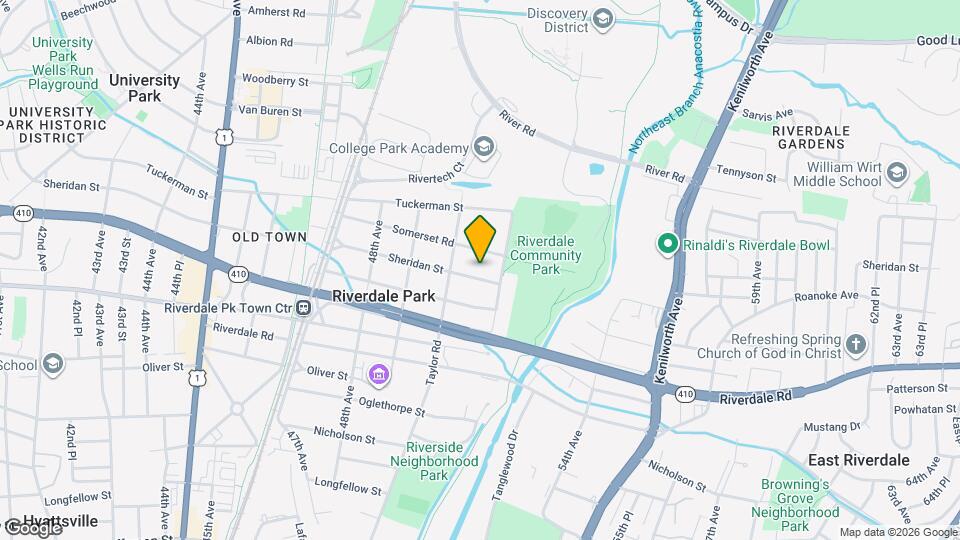 5010 Sheridan St Map and Location Details