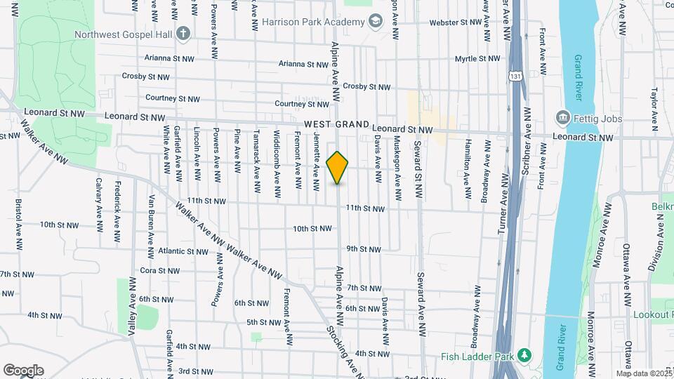 1045 Alpine Ave NW Mapa y Detalles de la Ubicación