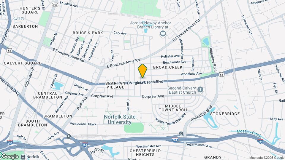 1000 Oaklawn Ave Map and Location Details