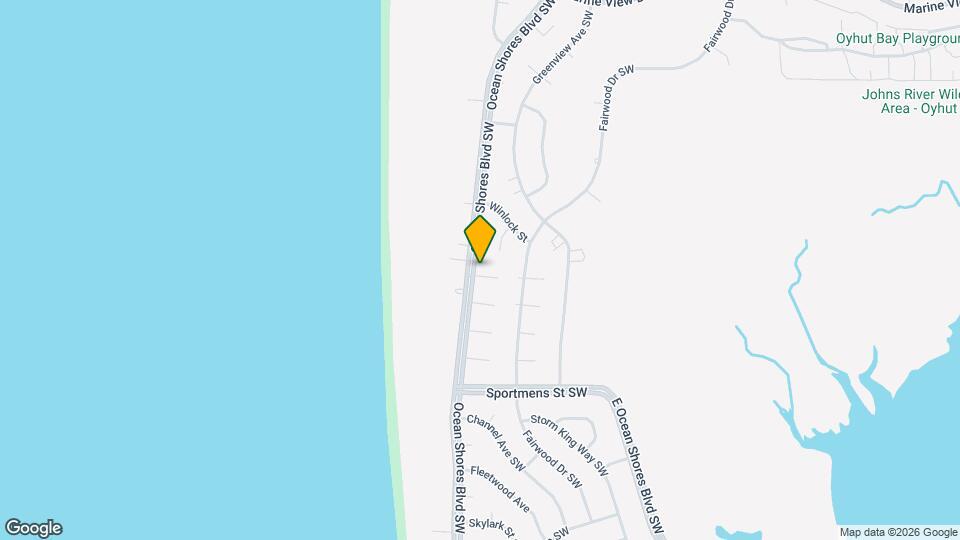 1140 Ocean Shores Blvd SW Mapa y Detalles de la Ubicación