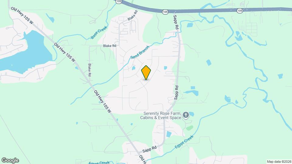 2104 Lost Timbers Dr Map and Location Details