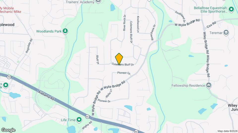 172 Colemans Bluff Dr, Unit Lot 7 - RV Map and Location Details