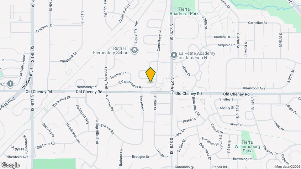 2440-2446 S Canterbury Ln Map and Location Details