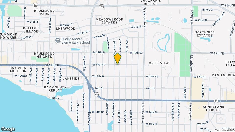 2501 W 18th St Map and Location Details
