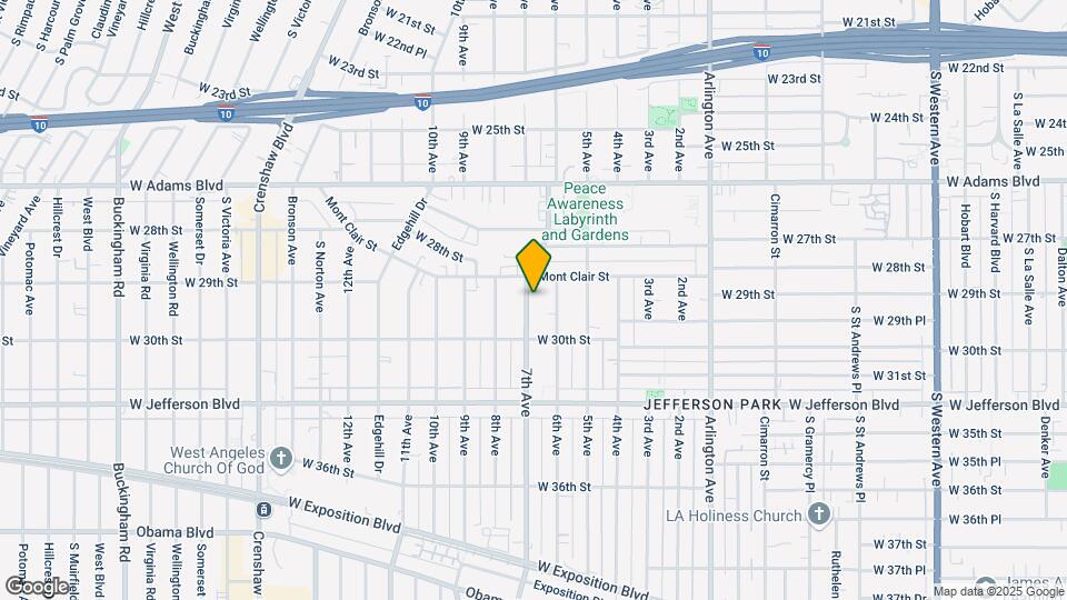 2822 7th Ave Map and Location Details