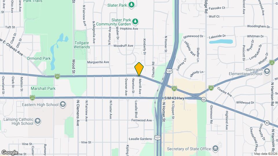 2718 E Grand River Ave Mapa y Detalles de la Ubicación