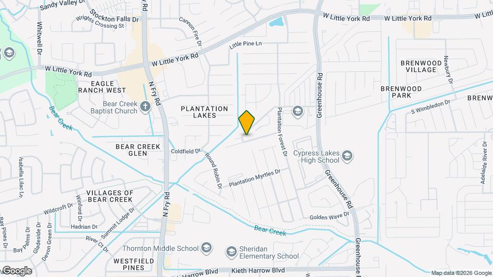 19534 Aventine Plantation Dr Map and Location Details