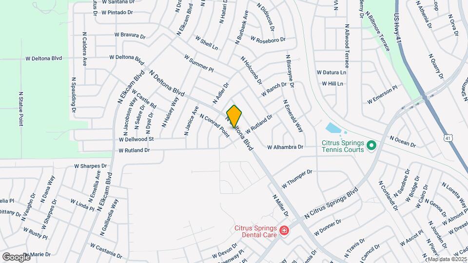 10112 N Deltona Blvd Map and Location Details