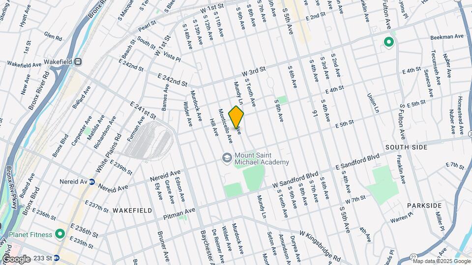 4445 Seton Ave. Room!!! Mapa y Detalles de la Ubicación