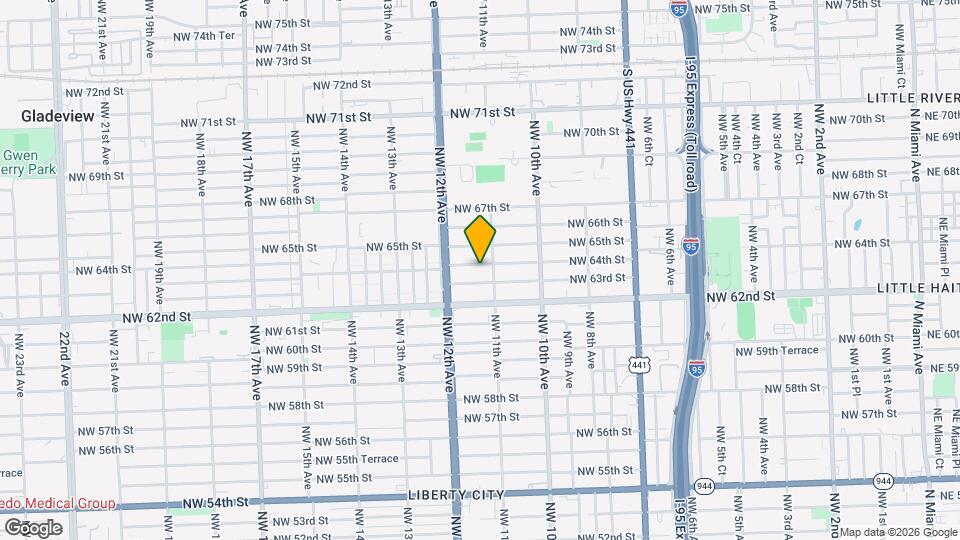 1120 NW 64th St Map and Location Details