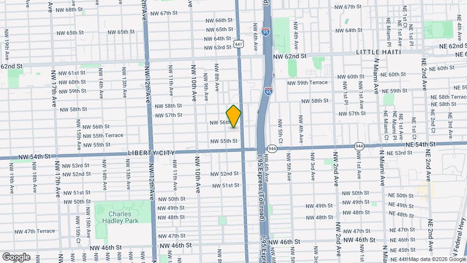 724 NW 55th Terrace Map and Location Details