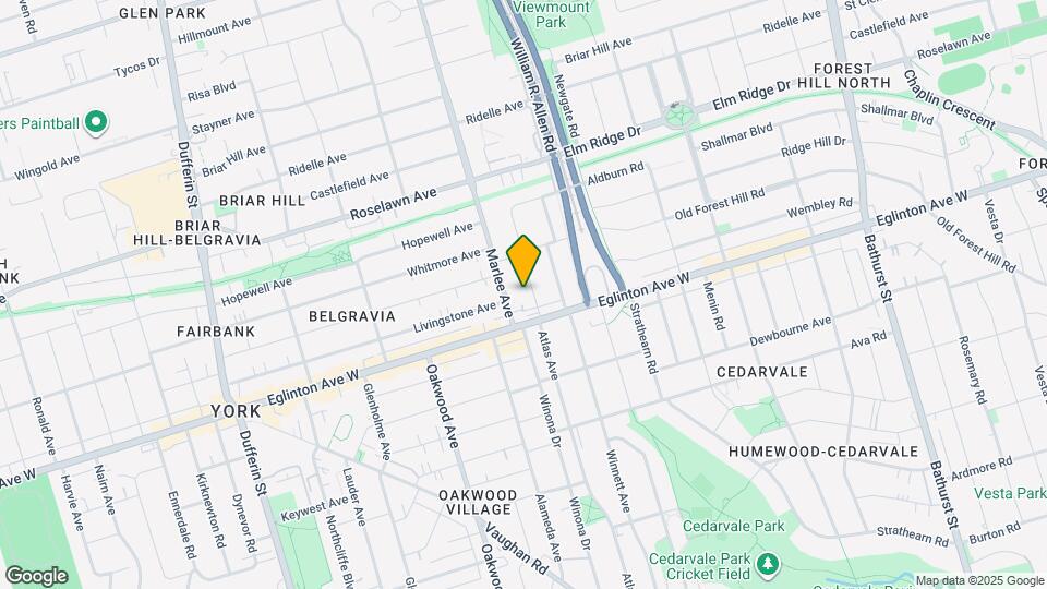 12 Fairleigh Crescent Map and Location Details