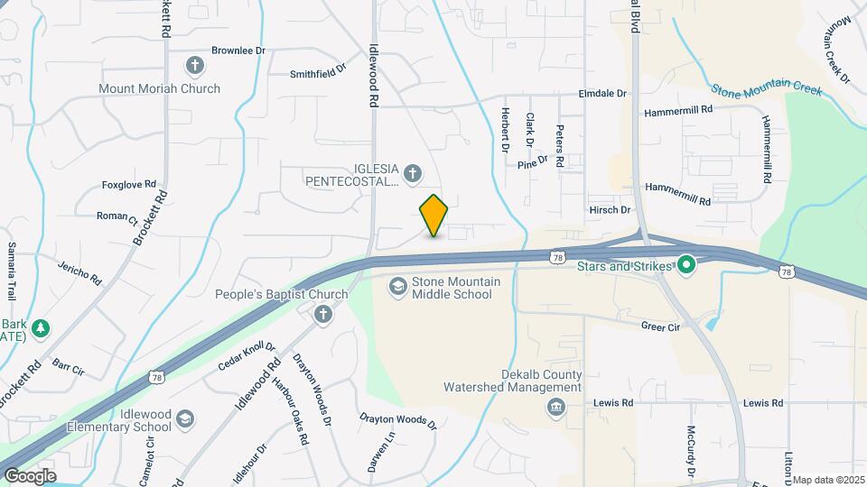 4413 Idlewood Ln Map and Location Details