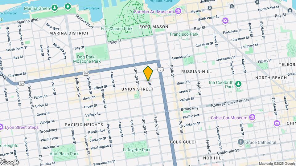 2645 Franklin St Map and Location Details