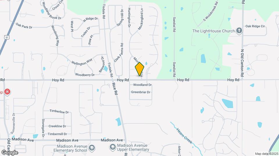 300 Mockingbird Ln Map and Location Details