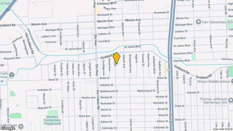 4163 Burns Ave Map and Location Details