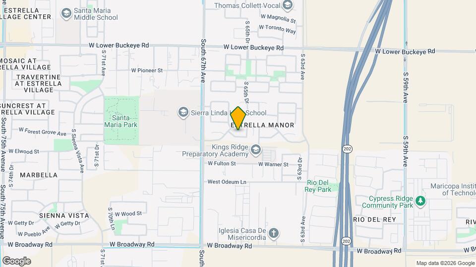 6526 W Riva Rd Map and Location Details