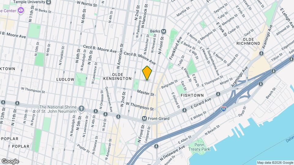 1442 Hope St Map and Location Details