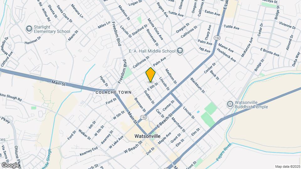 109 Jefferson St Map and Location Details