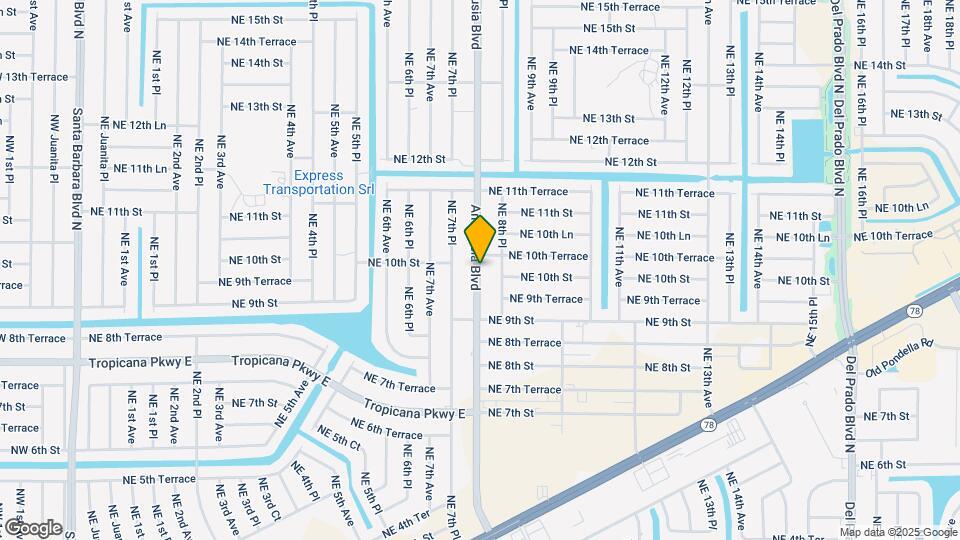 1003 Andalusia Blvd Map and Location Details