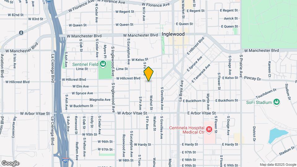 615 Walnut St Mapa y Detalles de la Ubicación