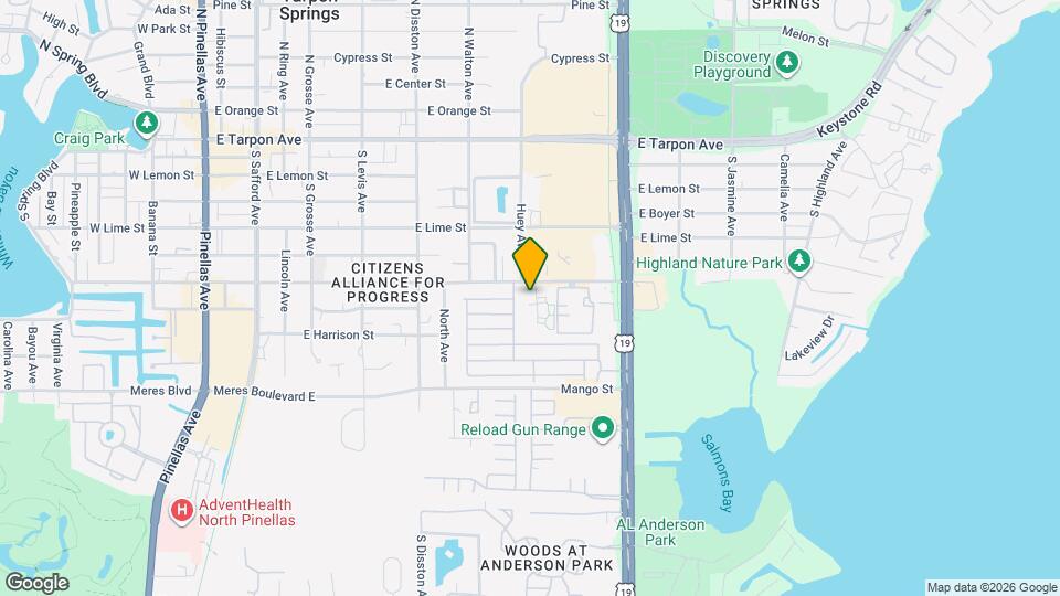 Tarpon Springs Manor Apartments Map and Location Details