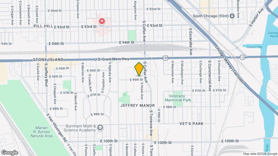 2548 E 96th St Map and Location Details