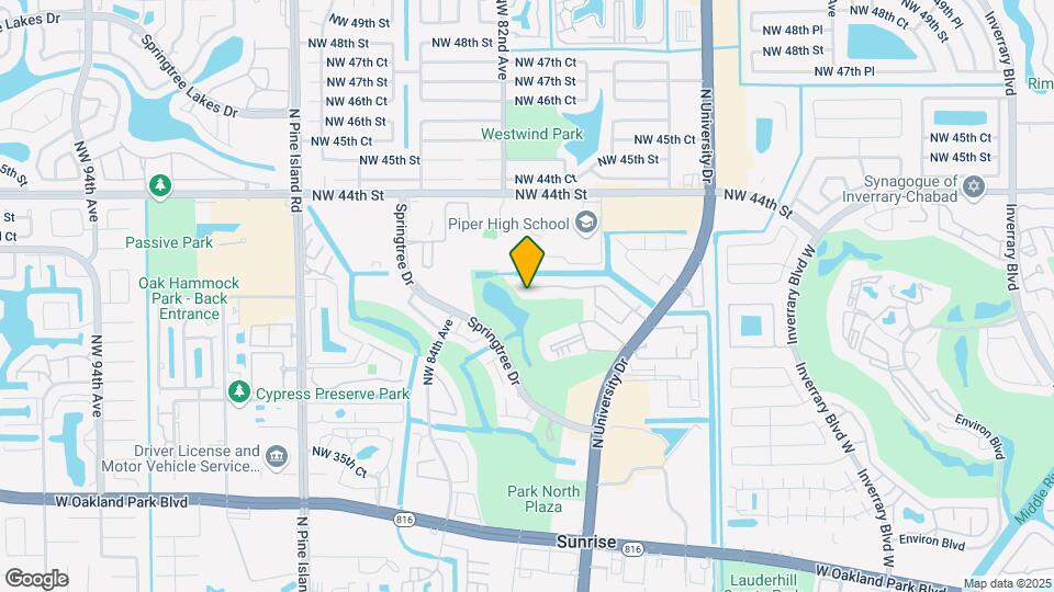8052 NW 41st Ct Map and Location Details