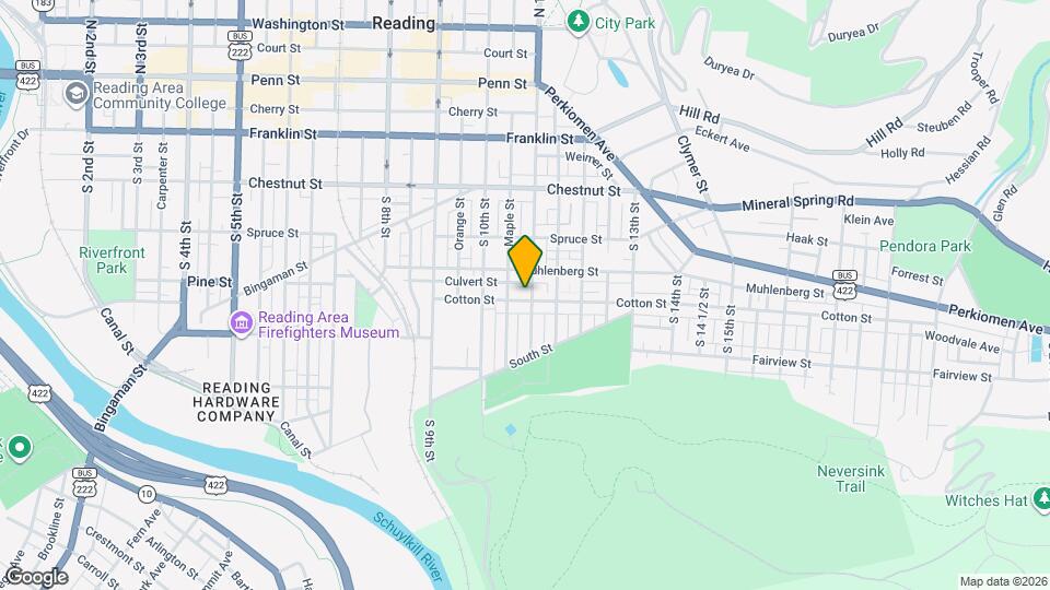 1049 Cotton St Map and Location Details