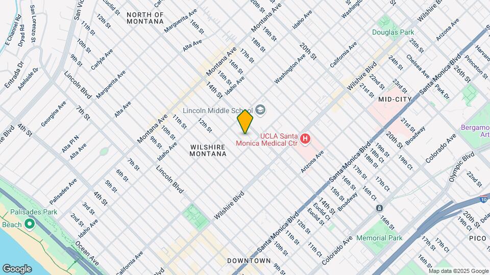 1041 Euclid St Map and Location Details