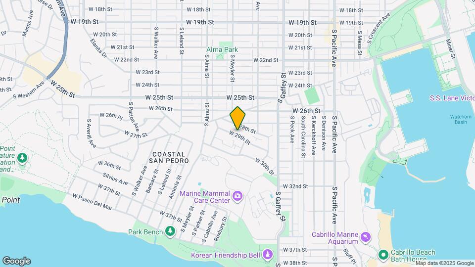 846 W 29th St Map and Location Details