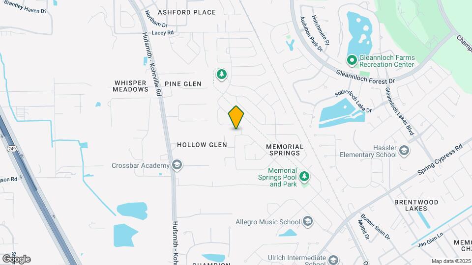 18330 Memorial Falls Dr Map and Location Details