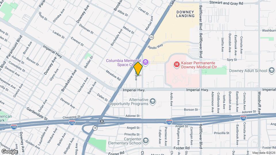 12512 Rose Ave Map and Location Details