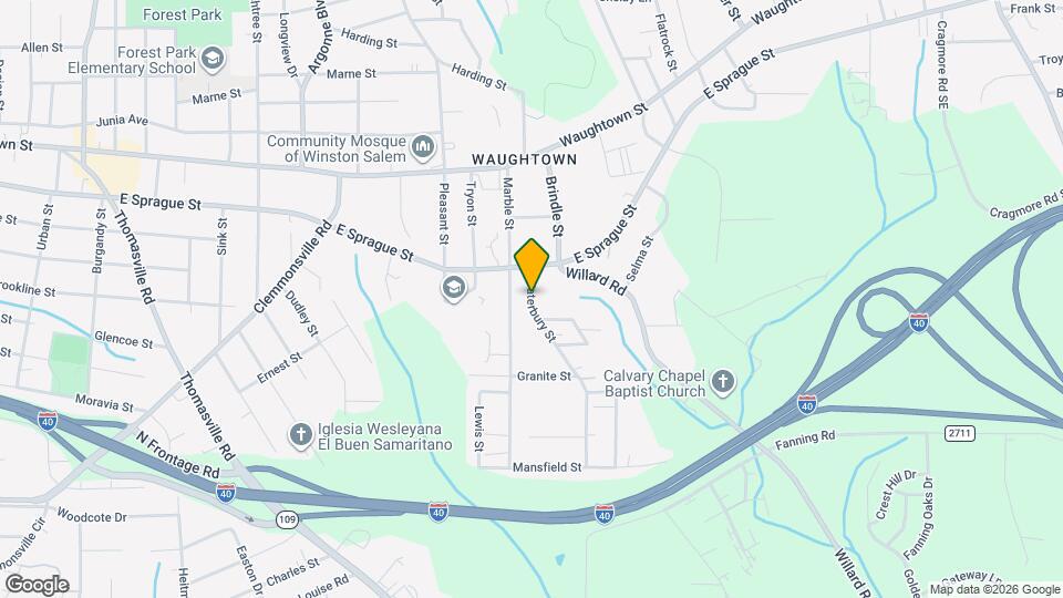 2320 Waterbury St Map and Location Details