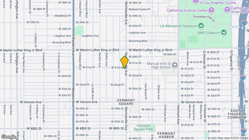 4157 Normandie Ave Mapa y Detalles de la Ubicación