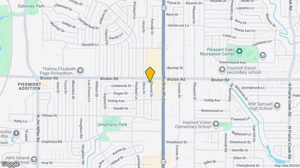 2051 Shortal St Map and Location Details