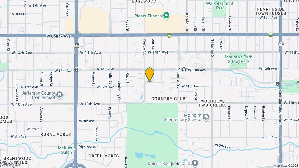 1210 Pierce St Map and Location Details