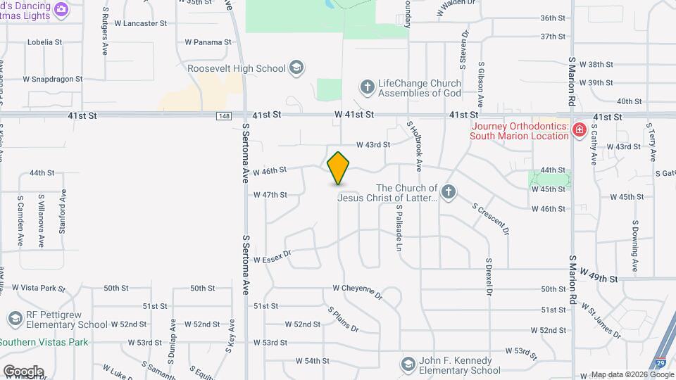 4229 W Mesa Pass Map and Location Details