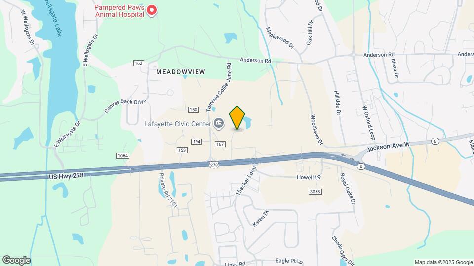 210 Park W Loop Map and Location Details