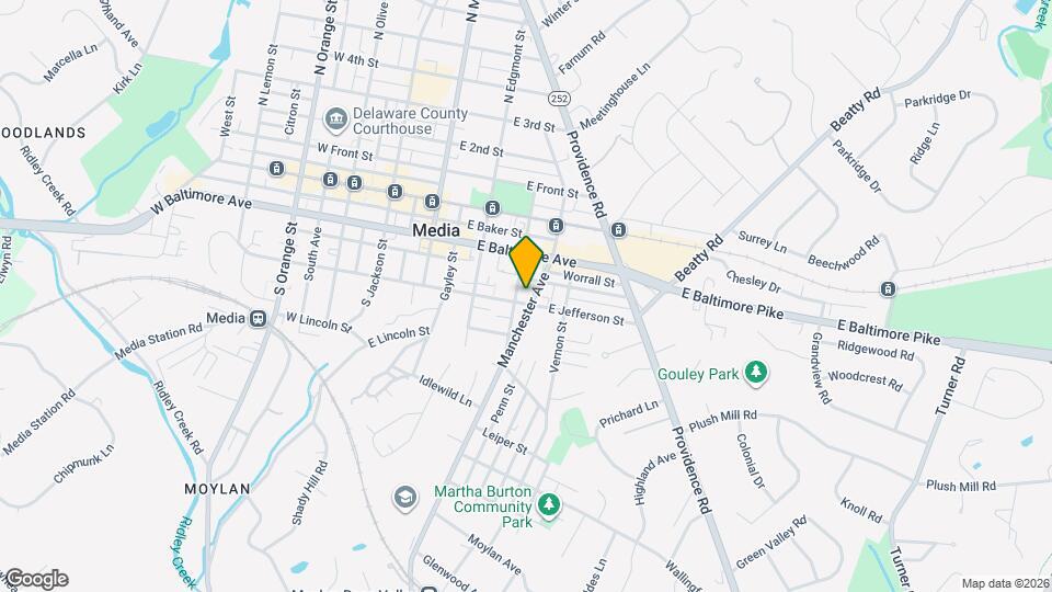 321 E Jefferson St Map and Location Details